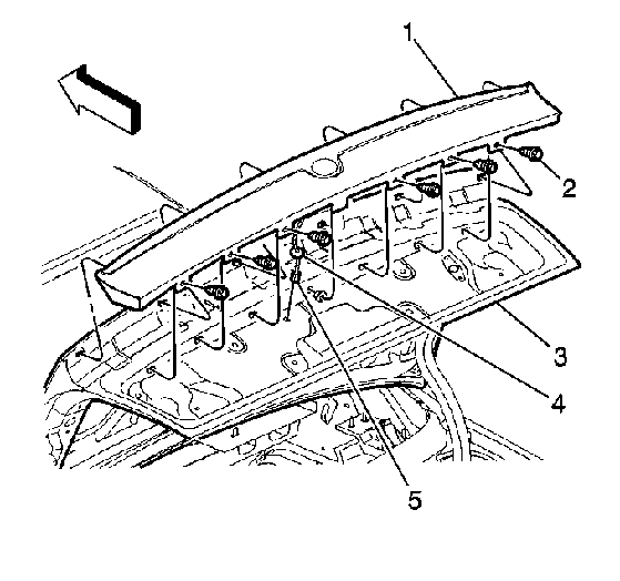 1998-2004 Cadillac Seville, SLS, STS brake light